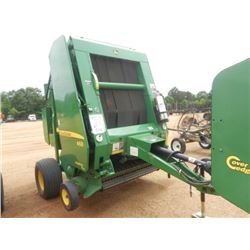 JOHN DEERE 468 MEGA WIDE PLUS HAY BALER, VIN/SN:363439 - 4X6 ROUND BALER (MONITOR IN OFFICE)