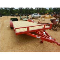 7' X 20' T/A TAG TRAILER, VIN/SN:BT05111G832070E64 - 24" DOVETAIL, ST205/75D15 TIRES