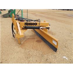 RHINO 7' HYD SCRAPER BLADE, - 3 PTH