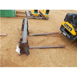 WOODSDUAL 3' FORKS, FITS SKID STEER LOADER