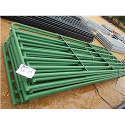 1 LOT OF (10) 12'X4' GATES