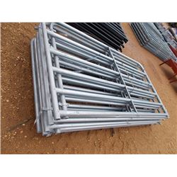 1 LOT OF (10) 8'X4' GATES