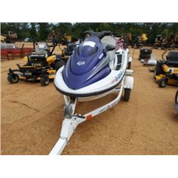 YAMAHA XLT 1200 WAVE RUNNER, VIN/SN:811666 - ON S/A TRAILER