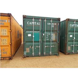20' STEEL SHIPPING CONTAINER