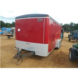 2007 RC 16' T/A ENCLOSED FUEL & LUBE TRAILER, VIN/SN:5LABE16227M015505 - (1) PRODUCT TANK W/PUMP, AI