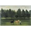 Landschap met paarden                             
