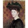 Jeune femme au chapeau (ca. 1907-1908)            