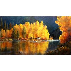 “Riverwalkers” Fine Art Canvas Giclée Print Edition by Colt Idol