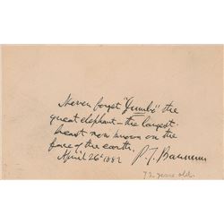 P. T. Barnum