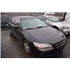 Image 2 : 2000 HONDA ACCORD, 4 DOOR SEDAN, BLACK, VIN # 1HGCG5663YA817715