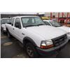 Image 2 : 2000 FORD RANGER, 2 DOOR PU, WHITE, VIN # 1FTZR15X7YPB99432