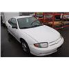 Image 2 : 2003 CHEVROLET CAVALIER, 2 DOOR COUPE, WHITE, VIN # 3G1JC12F03S147038