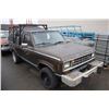 Image 2 : 1987 FORD RANGER, 2 DOOR PU, BROWN, VIN # 1FTCR11E6HUB14625