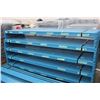 Image 2 : 1 BLUE 48"X8' PALLET RACKING UPRIGHT WITH 6-8' DROP STYLE CROSS BARS