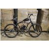 Image 1 : BLACK NO NAME FRONT SUSPENSION MOUNTAIN BIKE WITH ENGINE PARTS