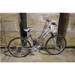 GREY INFINITY 21 SPEED FRONT SUSPENSION MOUNTAIN BIKE