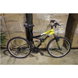 BLACK COLUMBIA 21 SPEED FULL SUSPENSION MOUNTAIN BIKE