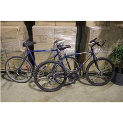 2 BIKES: BLUE MOUNTAIN TOUR MOUNTAIN BIKE & BLUE FREE SPIRIT MOUNTAIN BIKE