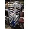 Image 1 : BRUTE ALUMINUM MOBILE BAKERS RACK