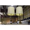 Image 1 : PAIR OF GOLD TABLE LAMPS