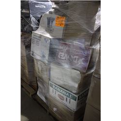 PALLET OF ASSORTED STORAGE LOCKER CONTENTS
