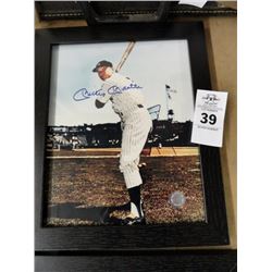 Autographed Photo Mickey Mantle