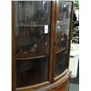 Image 2 : Mahogany Corner Curio Cabinet