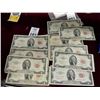 Image 1 : Envelope of Old $2 Red Seal Notes (10)