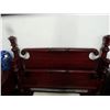 Image 2 : Mahogany Twin Bed (2) Nightstands, Vanity & Bench & Dresser Set