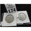 Image 1 : 2 Pack of Silver Kennedy Half Dollars