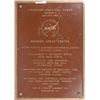 Image 1 : Apollo Launch Umbilical Tower 2 (LUT-2) Commissioning Plaque