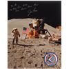 Image 2 : Irwin and Cernan Pair of Oversized Signed Photographs