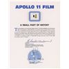 Image 1 : Apollo 11 Flown Film Chip and Kapton Foil