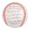 Image 1 : Edgar Mitchell Signed Baseball