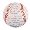 Image 3 : Edgar Mitchell Signed Baseball
