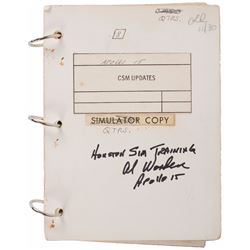 Al Worden’s Training-Used Apollo 15 CSM Updates Manual