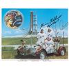 Image 1 : Gene Cernan and Harrison Schmitt Signed Photograph