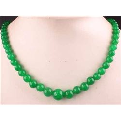 Green jade Necklace