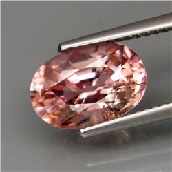 Natural Peach/Pink Tourmaline 3.08 Carats no Treatment