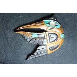 West Coast Native Hand Carved Hummingbird