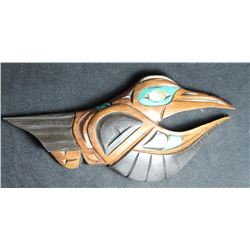 West Coast Native Hand Carved Hummingbird