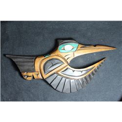 West Coast Native Hand Carved Hummingbird