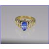 Image 2 : Dazzling Tanzanite & Diamond Ring