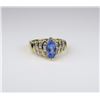 Image 3 : Dazzling Tanzanite & Diamond Ring