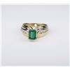 Image 3 : Nice Gold & Emerald Ladies Ring