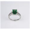 Image 1 : Exquisite Vintage Style Emerald Ring