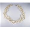 Image 1 : Beautiful Four Stranded Freshwater Pearls Necklace