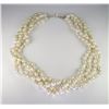 Image 2 : Beautiful Four Stranded Freshwater Pearls Necklace