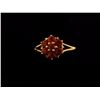 Image 1 : Lovely Hessonite Garnet Floral Ring