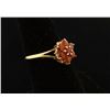 Image 2 : Lovely Hessonite Garnet Floral Ring